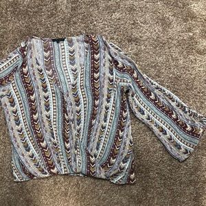 Bohemian Blouse with Bell Sleeve